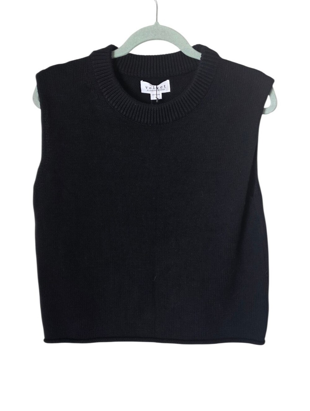 New Velvet By Graham And Spencer Sweater Vest Small